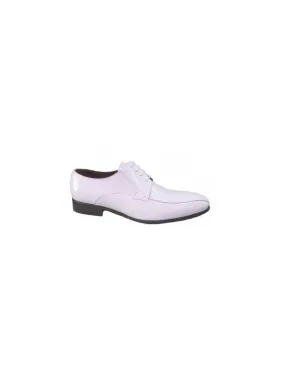 Zapatos hombre charol blanco