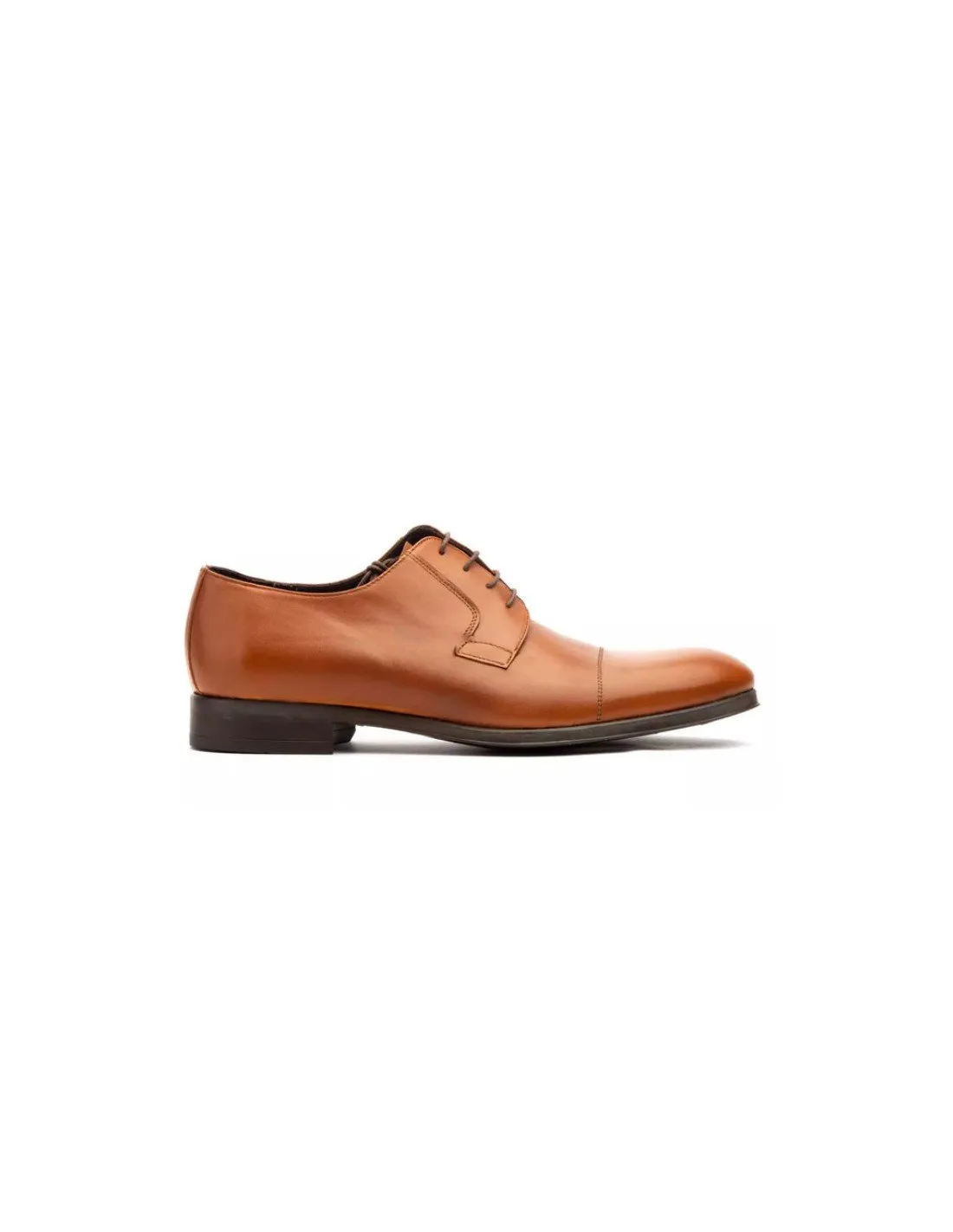 Zapatos hombre derby piel cordones