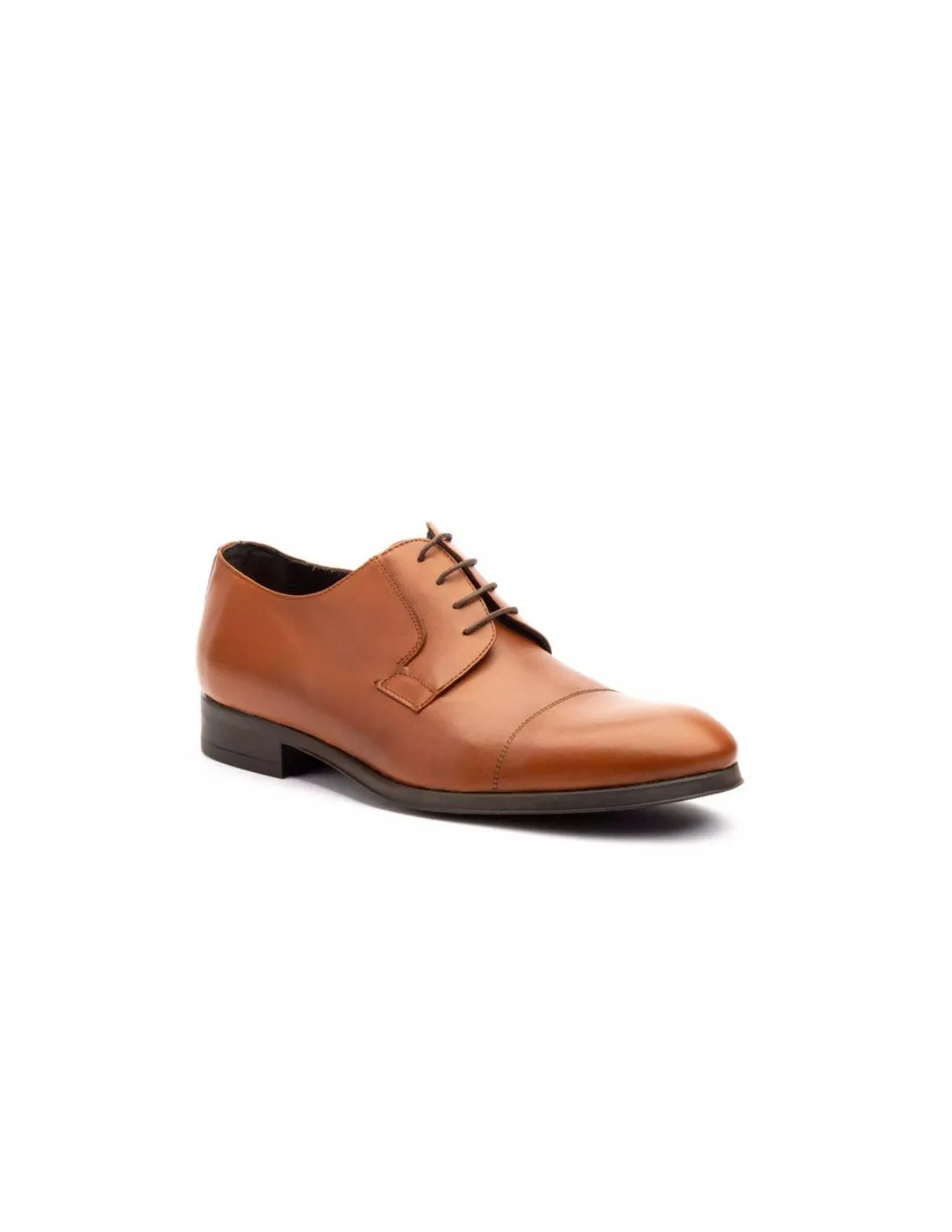 Zapatos hombre derby piel cordones