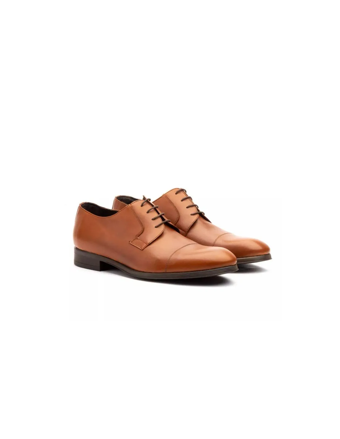 Zapatos hombre derby piel cordones