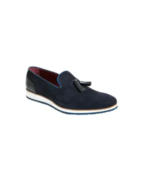 Zapatos hombre serraje azul