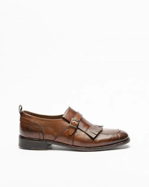 Zapatos Monkstrap PROF 7209 Camel