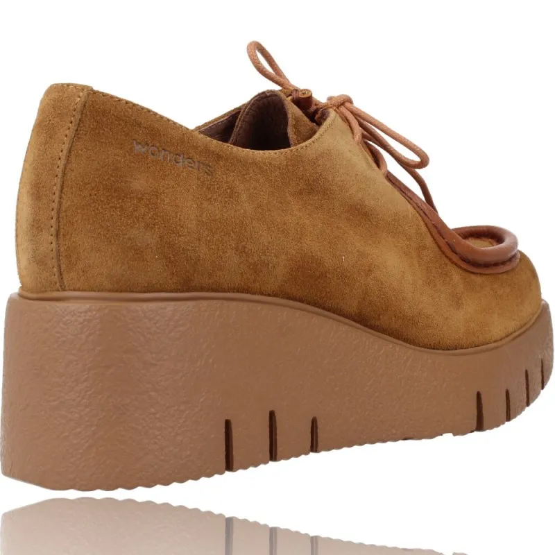 Zapatos Mujer Piel Wallabee de Wonders Reiko E-6244