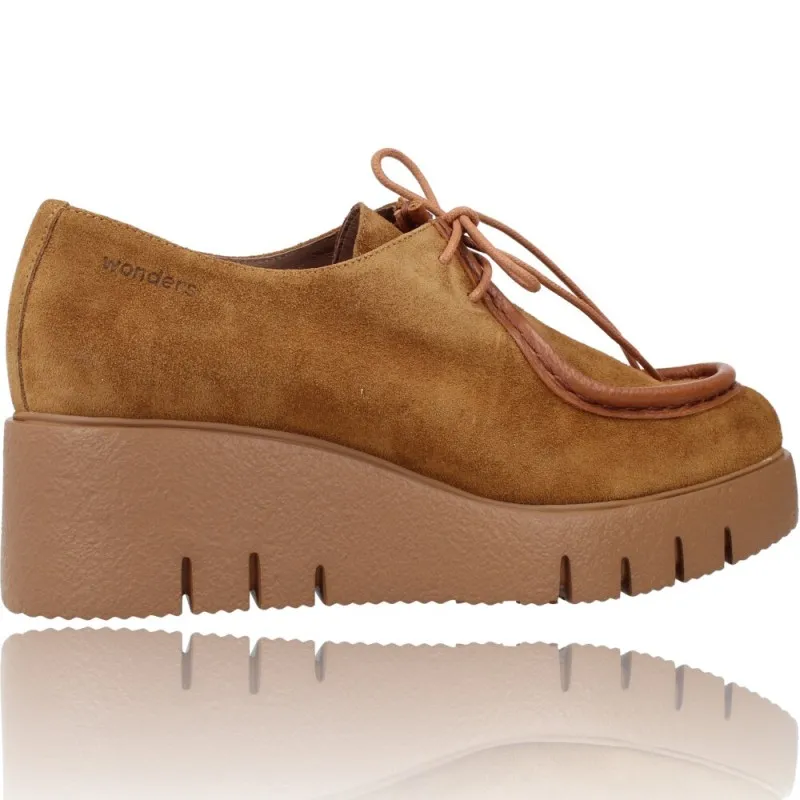 Zapatos Mujer Piel Wallabee de Wonders Reiko E-6244