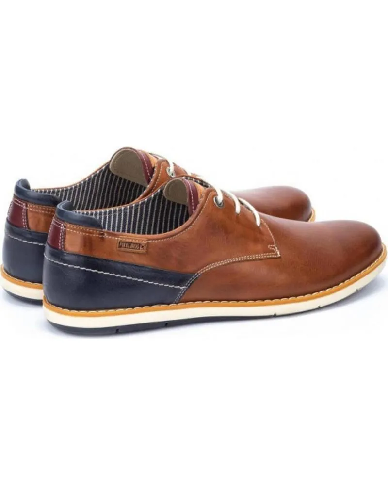 Zapatos PIKOLINOS  de Hombre ZAPATO CORDON PIKILINOS JUCAR  MARRóN