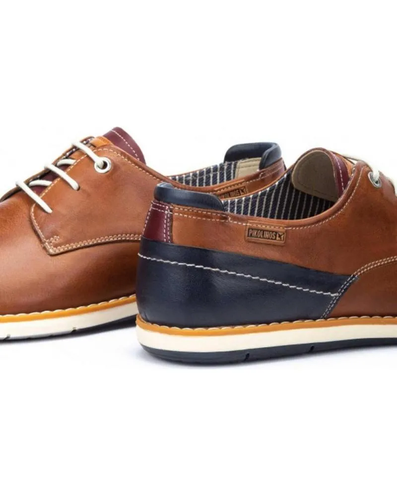 Zapatos PIKOLINOS  de Hombre ZAPATO CORDON PIKILINOS JUCAR  MARRóN