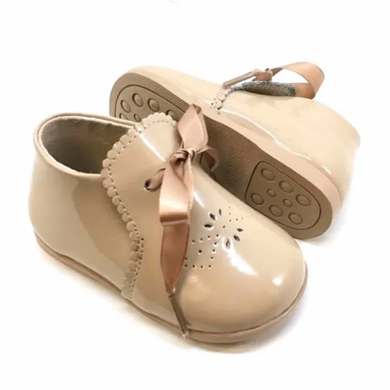 Zapatos Primeros Pasos Bebé Niño Camel Zippy