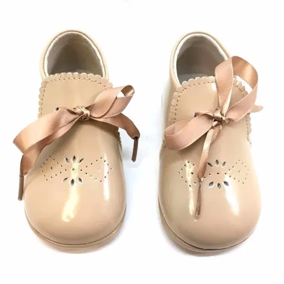 Zapatos Primeros Pasos Bebé Niño Camel Zippy