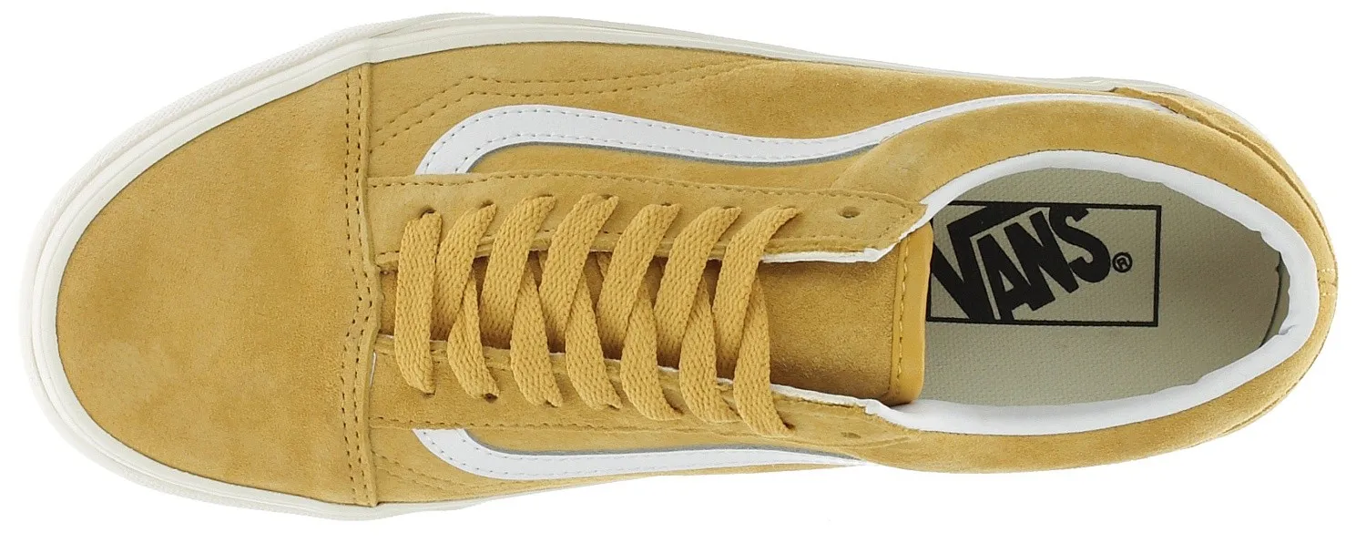 zapatos Vans Old Skool - Pig Suede/Honey Gold/True White