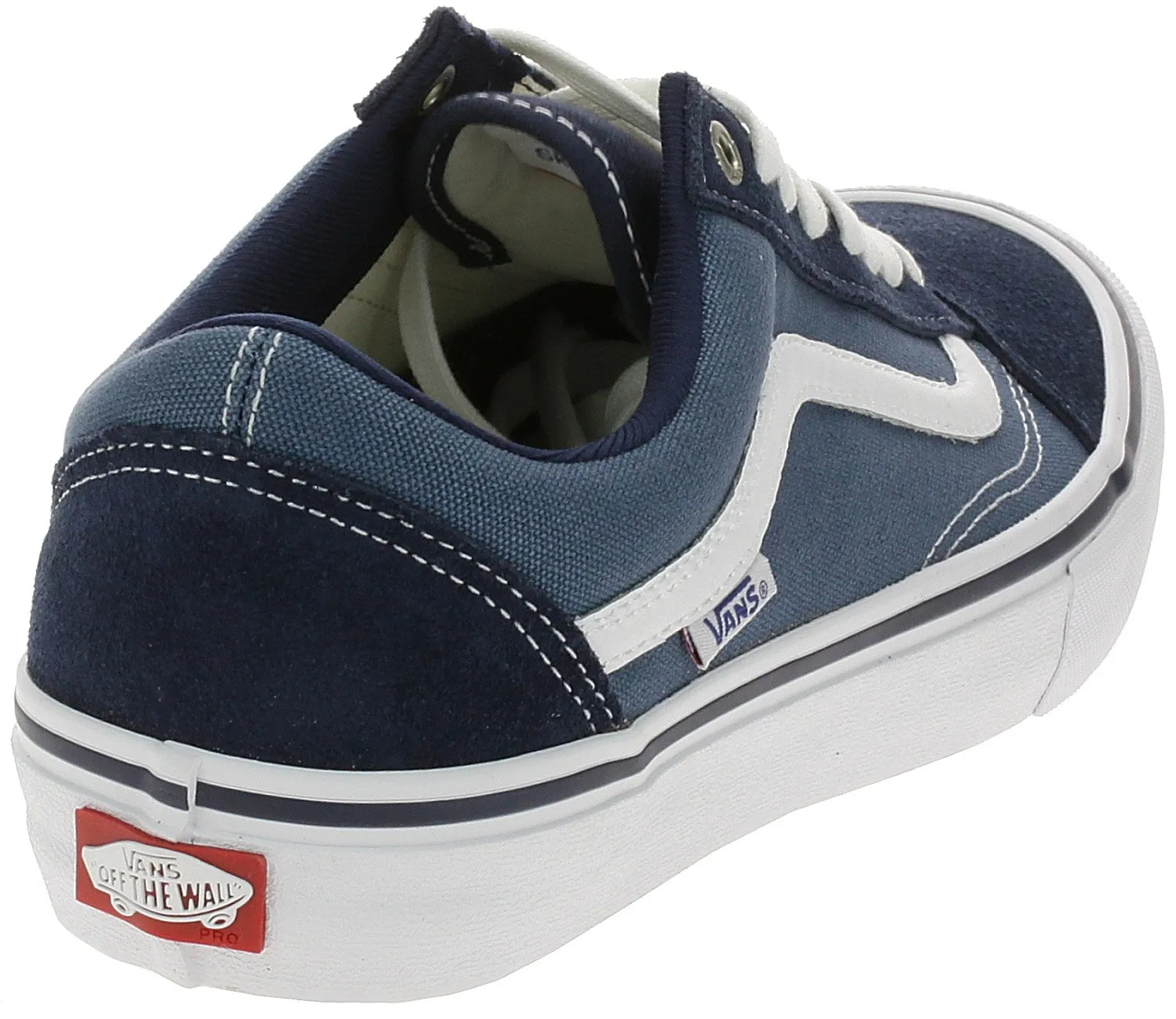 zapatos Vans Old Skool Pro - Navy/Stv Navy/White - men´s