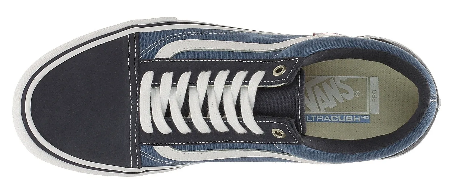 zapatos Vans Old Skool Pro - Navy/Stv Navy/White - men´s