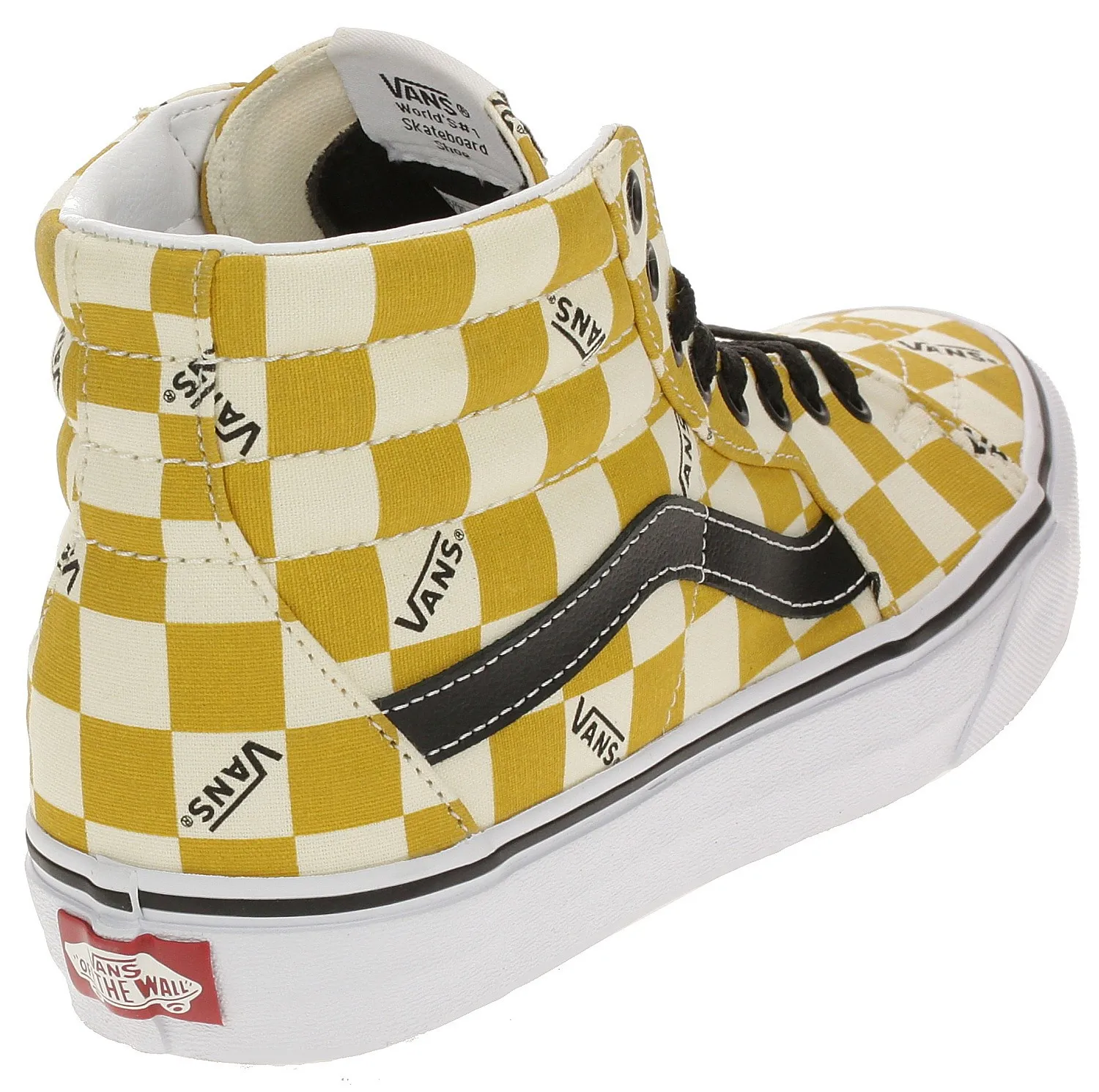 zapatos Vans SK8-Hi - Big Check/Yolk Yellow/True White