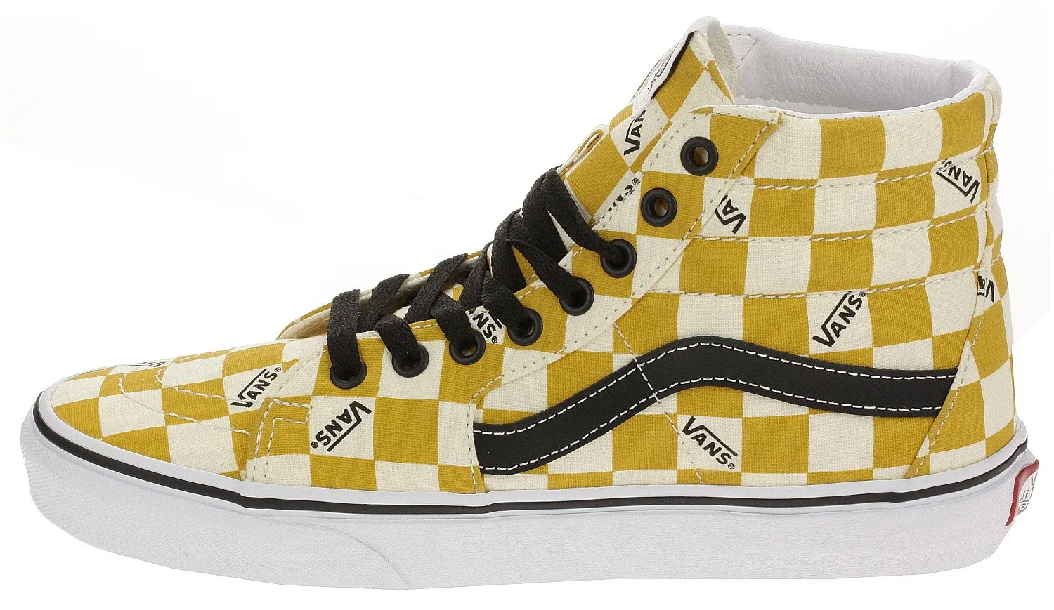 zapatos Vans SK8-Hi - Big Check/Yolk Yellow/True White