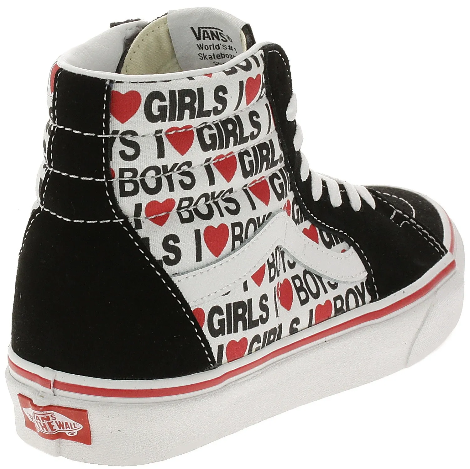 zapatos Vans Sk8-Hi - I Heart/Black/True White