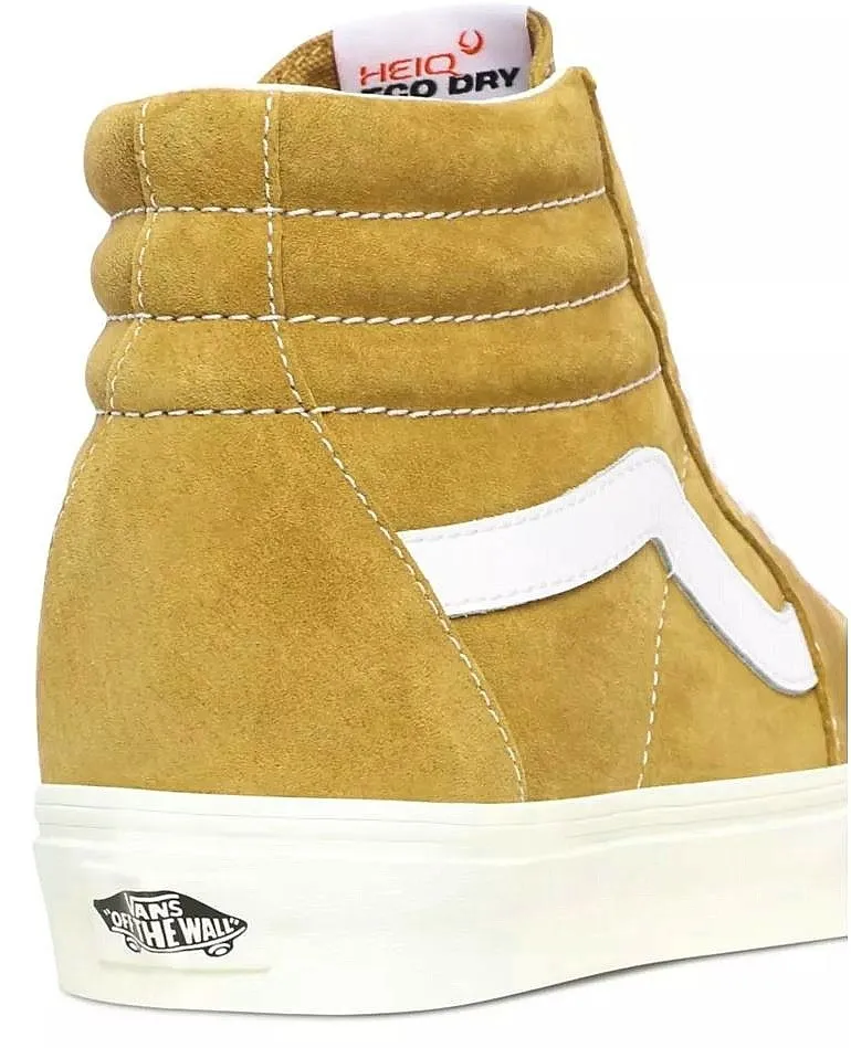 zapatos Vans Sk8-Hi - Pig Suede/Honey Gold/True White