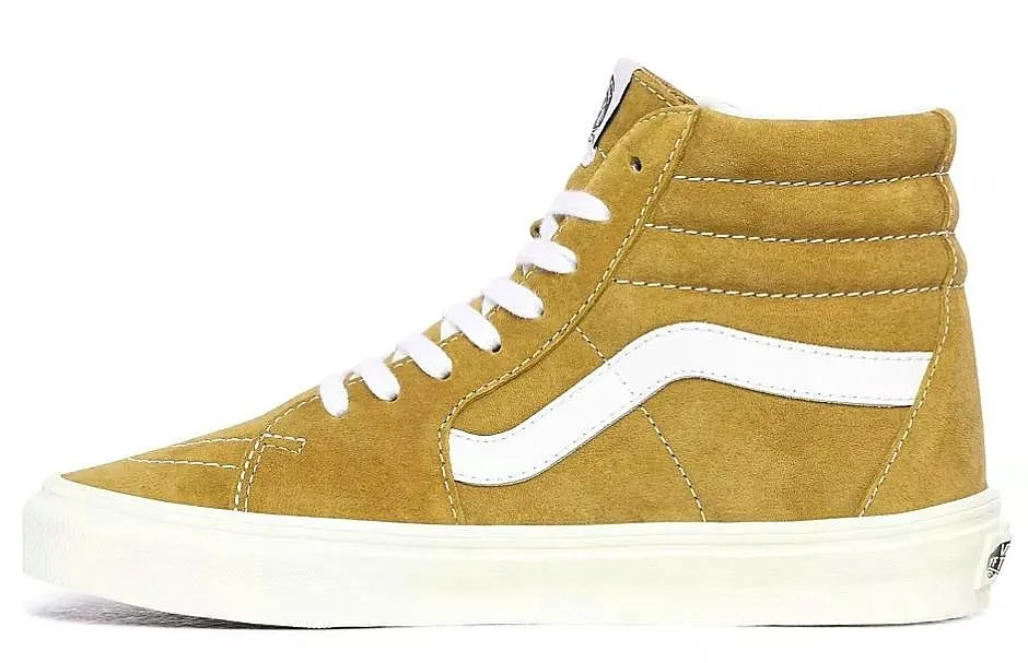 zapatos Vans Sk8-Hi - Pig Suede/Honey Gold/True White