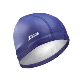 Zoggs Gorro Natación Nylon-Spandex PU Coated Azul marino