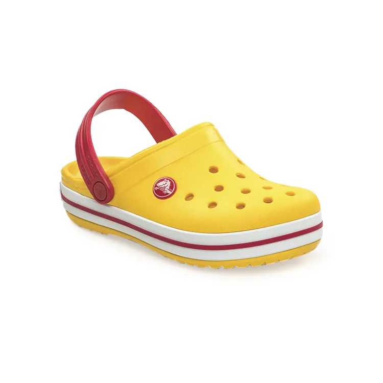 Zueco Crocs Crocband Niño Amarillo 