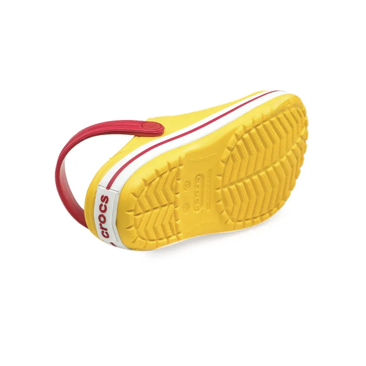 Zueco Crocs Crocband Niño Amarillo 