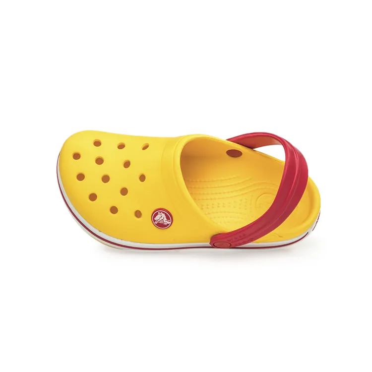 Zueco Crocs Crocband Niño Amarillo 