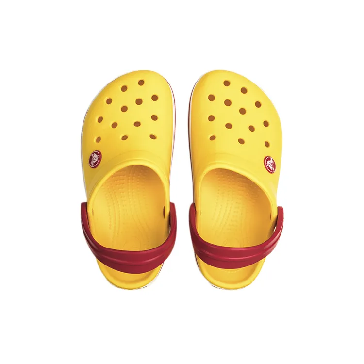 Zueco Crocs Crocband Niño Amarillo 