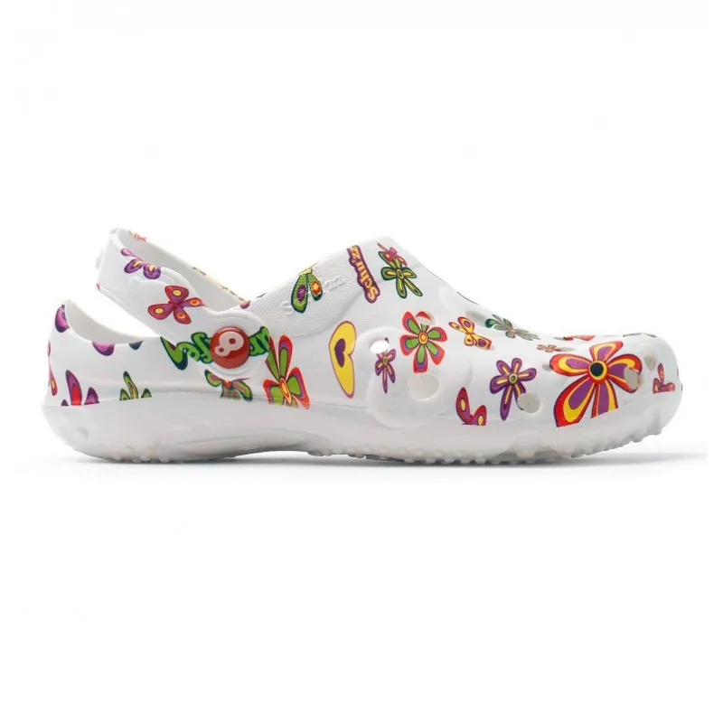 Zueco laboral de mujer Globule Pop Flower - Oferta