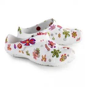 Zueco laboral de mujer Globule Pop Flower - Oferta